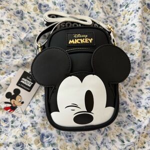 Primark Black Mickey Mouse Crossbody Bag